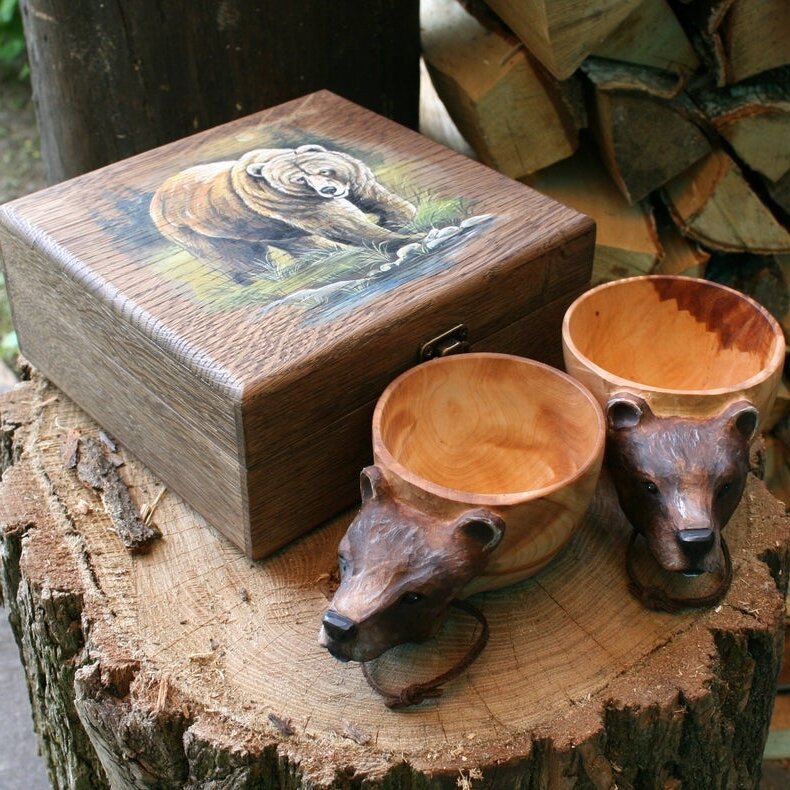 Buvala™-Hand Carved Wooden Mug