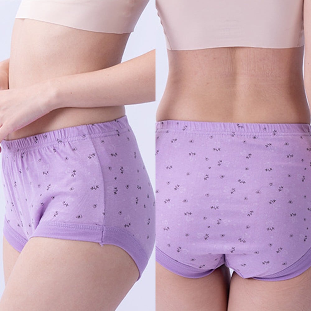 Buvala™-High-Waist Ladies Cotton Panties Plus Sizes💥5pcs Only $24.98 Today🔥