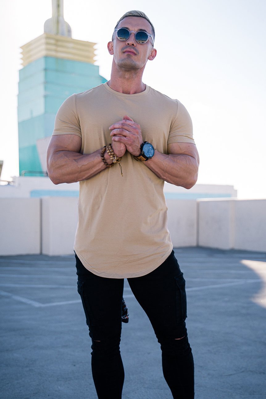 Buvala™-ESSENTIAL DROP-CUT T-SHIRT