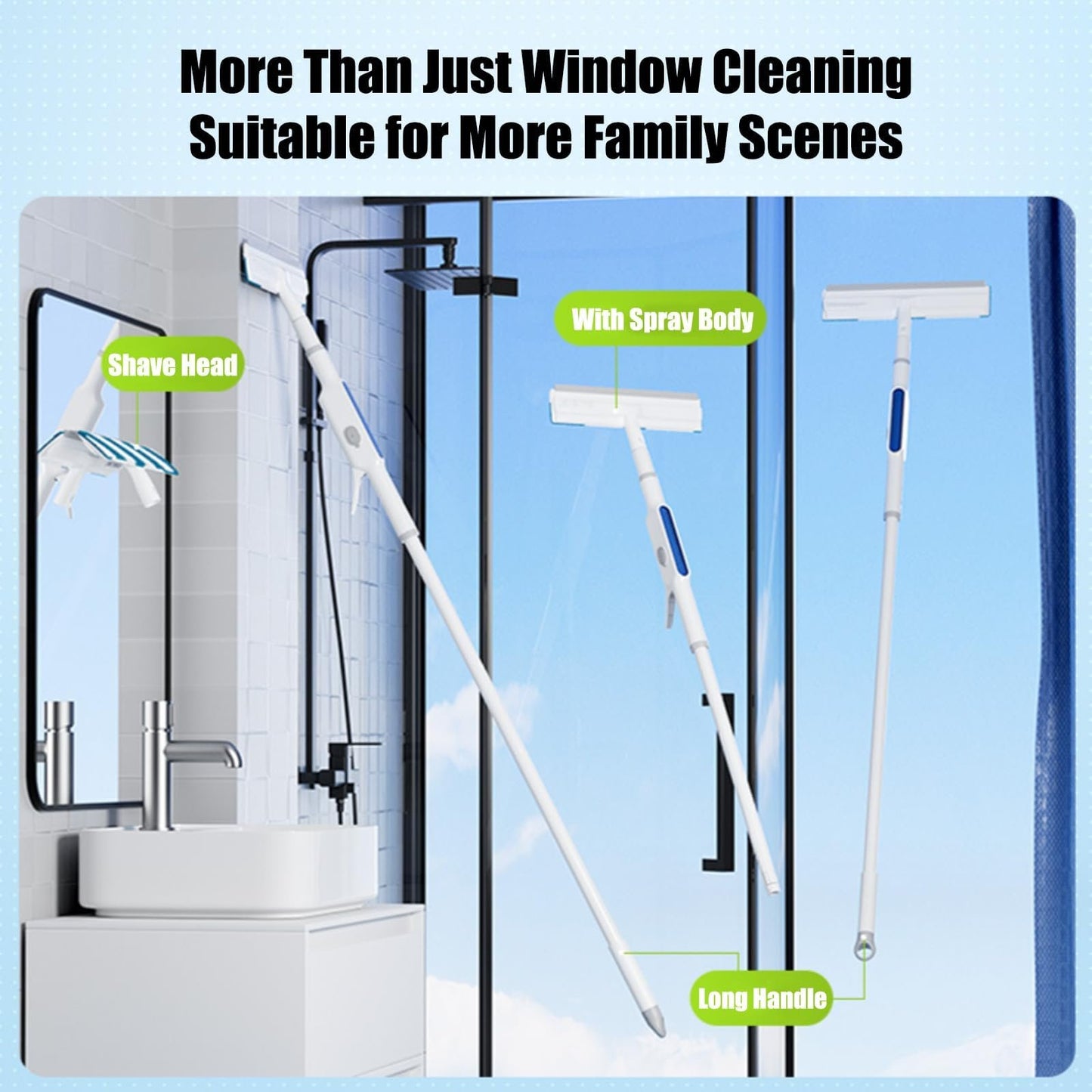 Buvala™-🔥Hot Sale - 49% OFF🔥 Squeegee for Window Cleaning with Spray