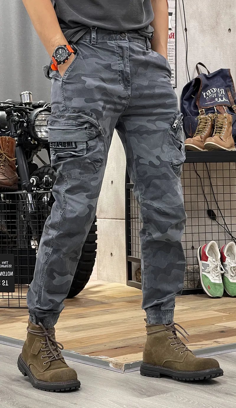 Buvala™-Men's Distressed Slim Fit Biker Jeans