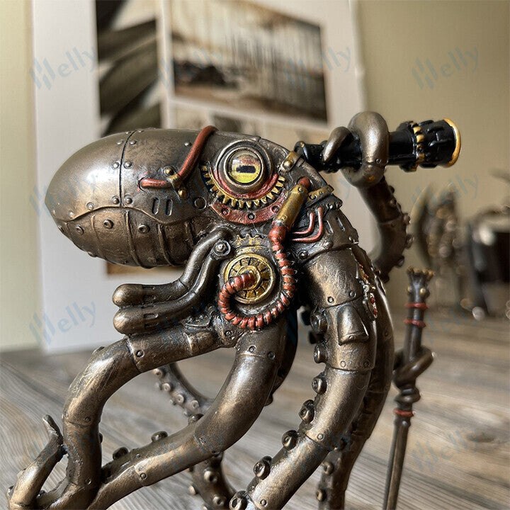 Buvala™-Steampunk Seabed Hiker Octopus Statue Decor