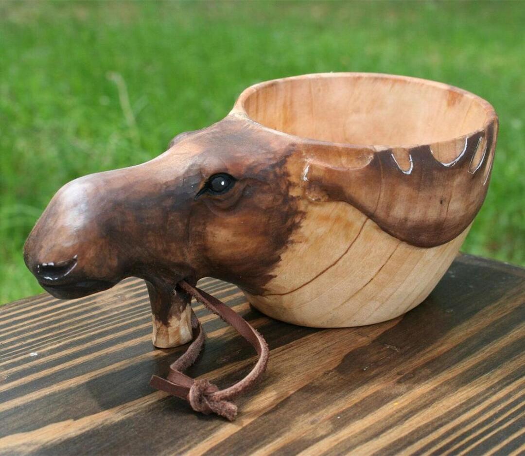 Buvala™-Hand Carved Wooden Mug