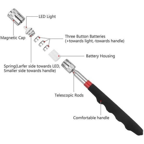 Buvala™-LED Retractable Magnetic Pickup🔥BUY MORE SAVE MORE🔥