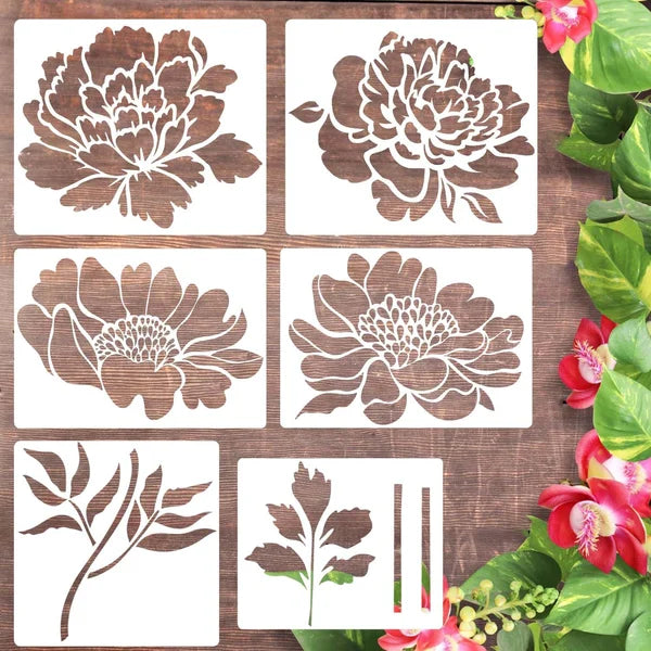 Buvala™-🔥DIY decoration🌻-Garden Fence Large Flower Stencils