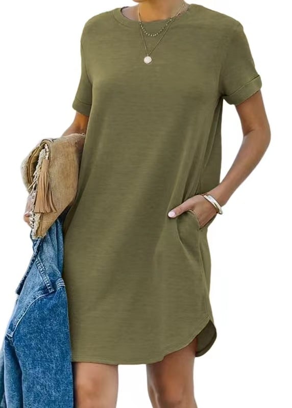 Buvala™-Short Sleeve T-shirt Dress(Buy 2 Free Shipping)