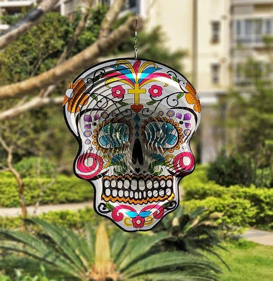 Buvala™-Sugar Skull Wind Spinners