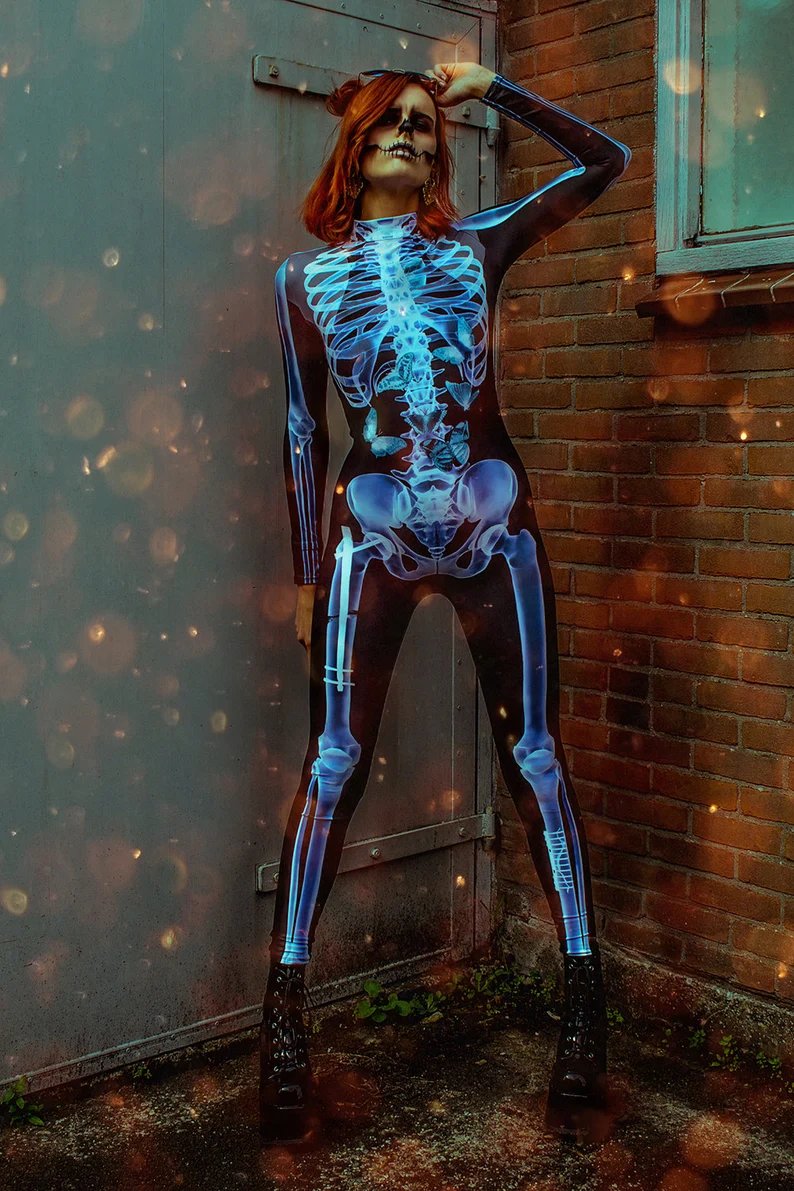 Buvala™-🎃Halloween Sale -SexySkull Bodysuit